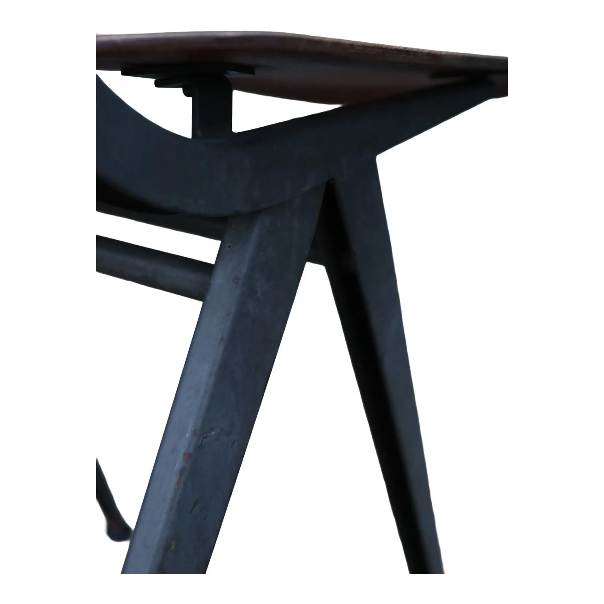 Vintage Presikhaaf chair – Pagholz and compass legs, 1960s