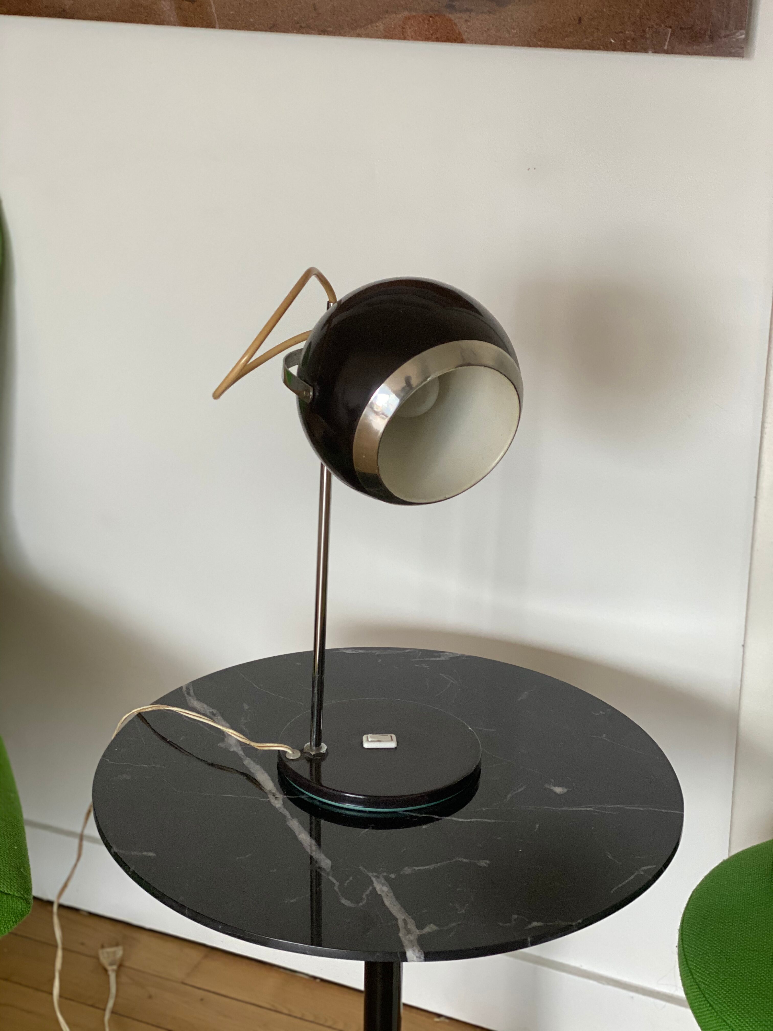 Vintage eye ball lamp circa 1970