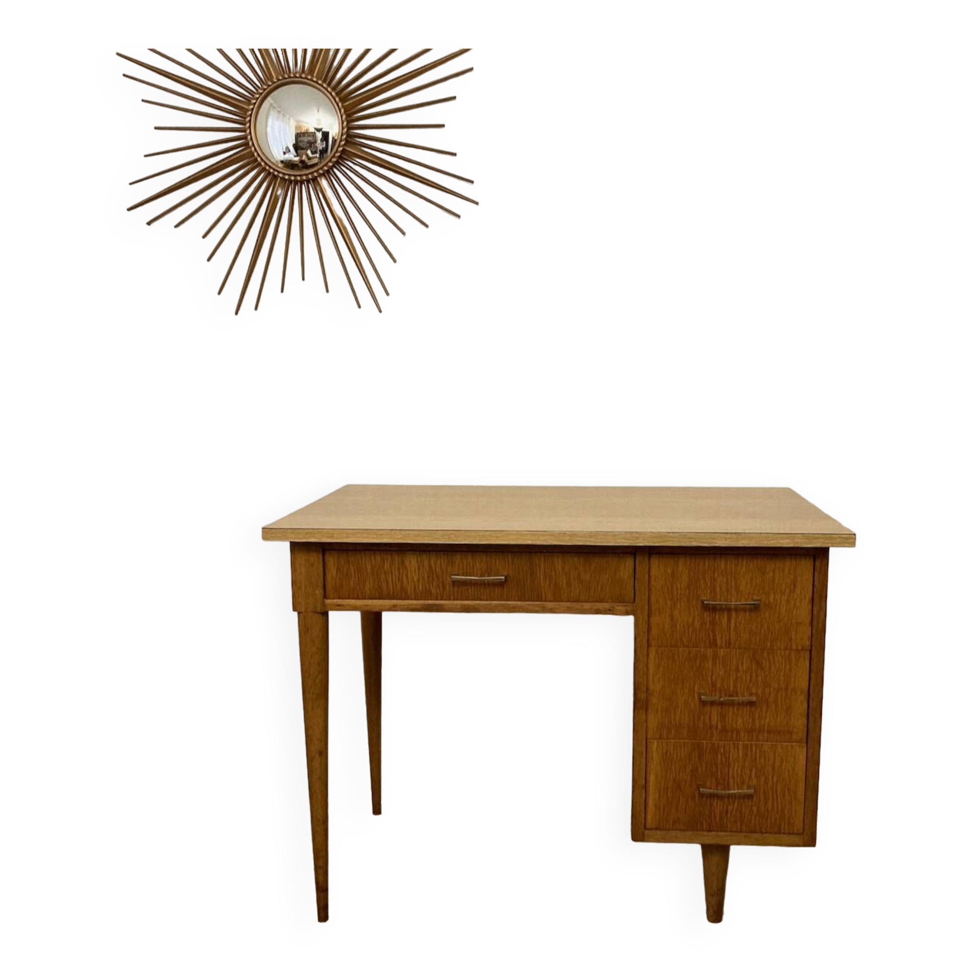 Vintage wood and formica desk