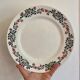 Set of 6 old flat plates model Cécile de HBCM