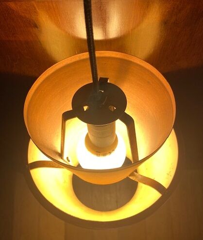 Copper hanging lamp