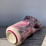 Art Deco pink ceramic vase