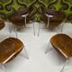 Set of four Se 68 chairs by Egon Eiermann for Wilde+Spieth.