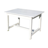 Patina white farm table