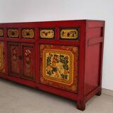 19th Century Chinese Buffet with 4 Doors and 6 Drawers