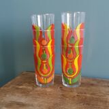 Verres vintage années 70
