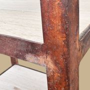 Old industrial shelf, workshop furniture