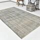 Tapis turc gris vintage