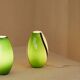 2 large Eglo Empori model lamps in vintage Murano glass Circa 1990