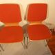 4 70s thermoformed chairs