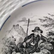 Complete set of 12 plates Digoin Sarreguemines – The 12 months (1900-1920)