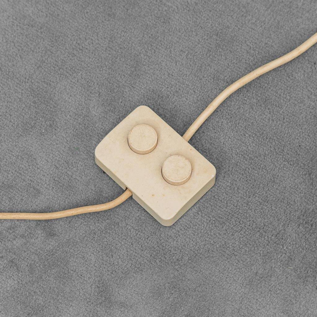 Harvey Guzzini arc floor lamp 1970s vintage modernism