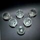 Series of 6 antique coffee glasses