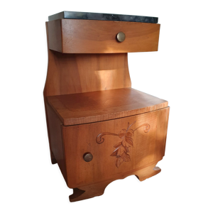 table de chevet avec - marbre