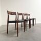 Set of 4 Møller 77 dining chairs, Denmark 1960s