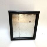 Black frame mirror