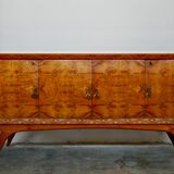 Mid-Century Italian Cherrywood and Walnut Sideboards, 1950s