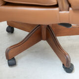 Leather Office Chair from Fior, 1980s