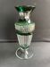 Vase cristal taillé overlay signé Val Saint Lambert années 1970