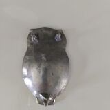 Owl empty pewter pocket signed Erve