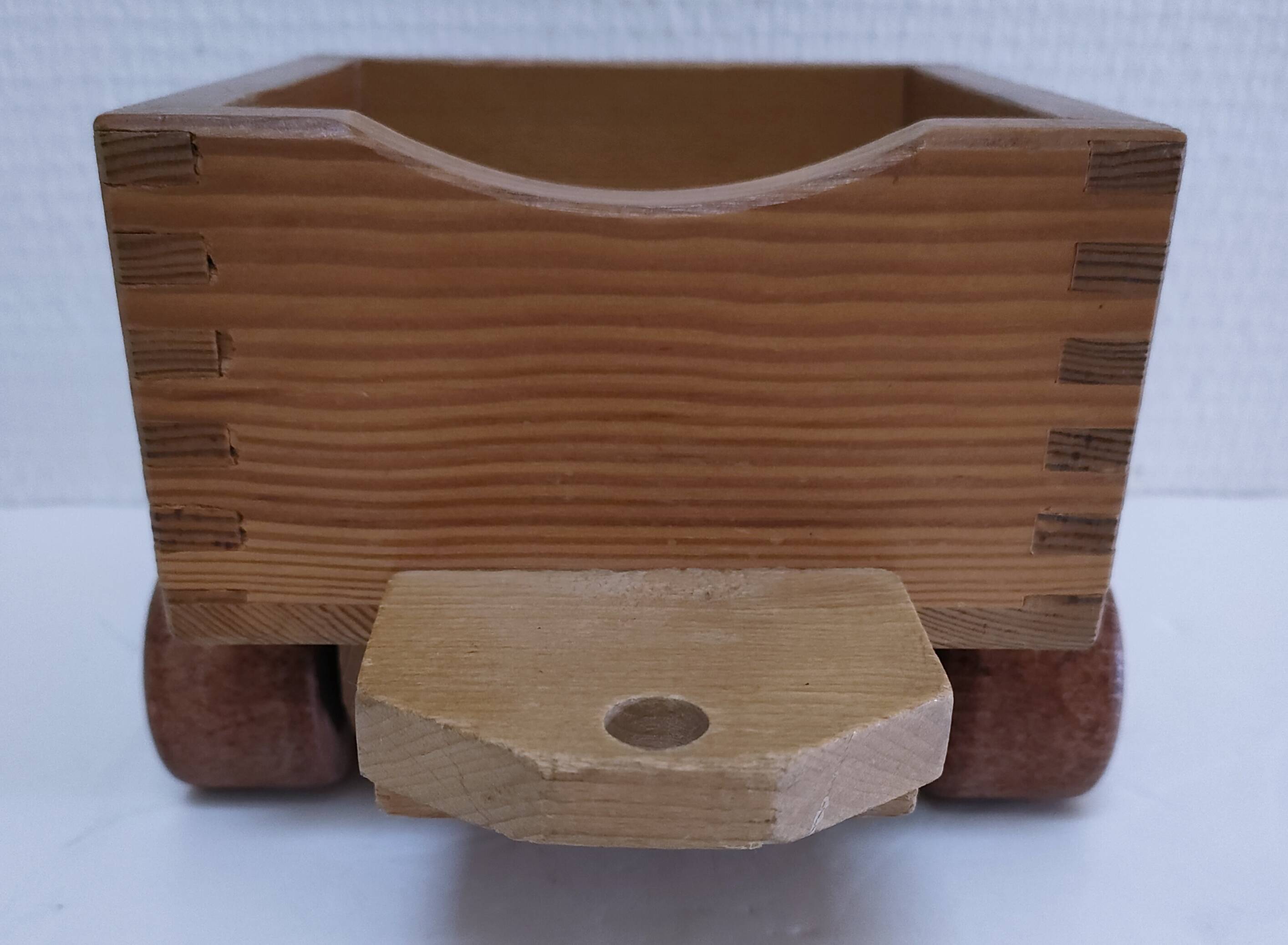 Large wooden train stamped Wog Austria