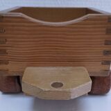 Large wooden train stamped Wog Austria