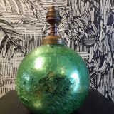 1930s glass ball lamp