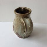 Ceramic pitcher (stoneware) Signed Jean Michel Doix