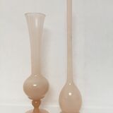 Duo soliflores pink opaline, 1970