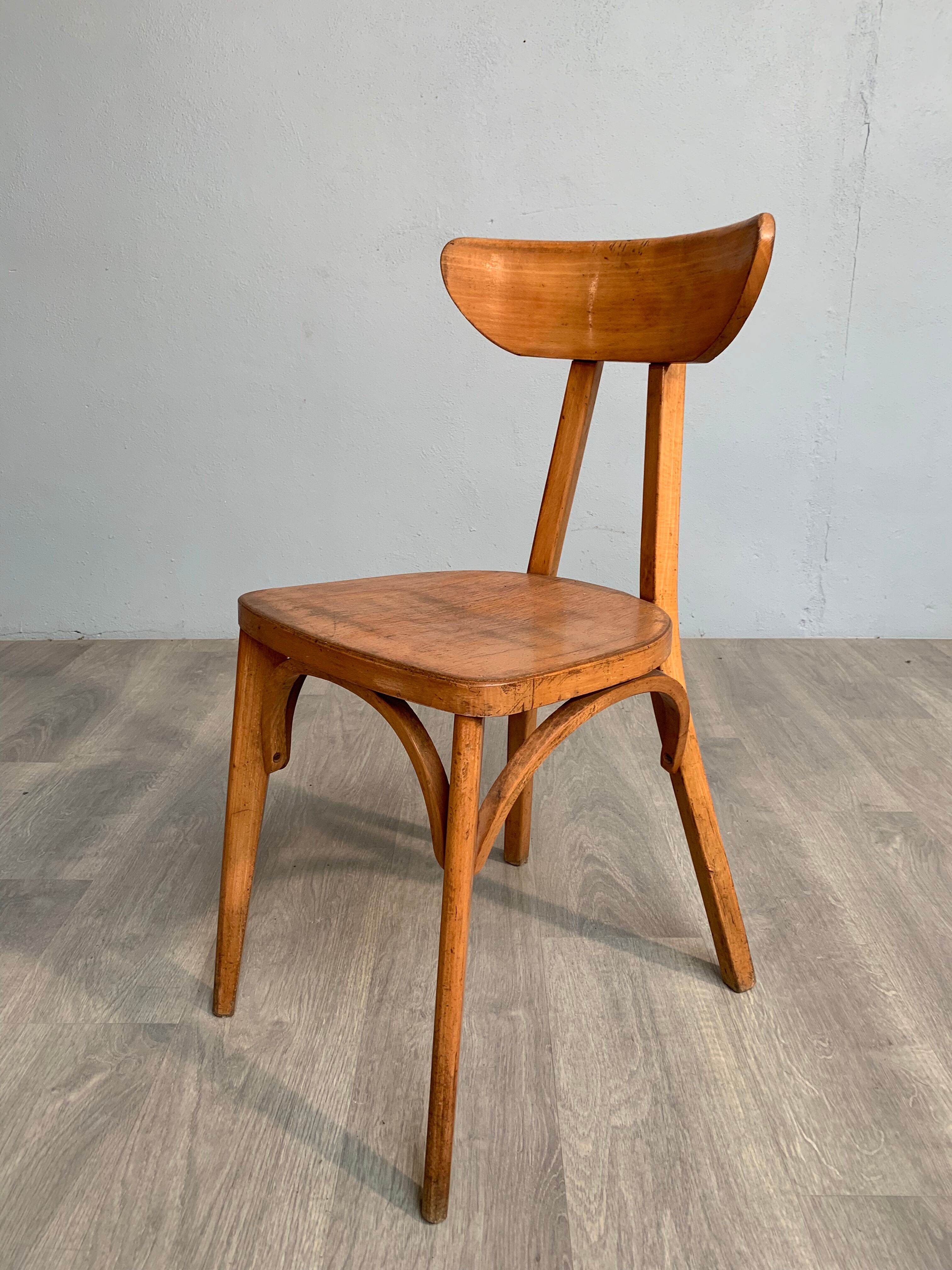 Lot of 4 chairs Edith vintage bistro