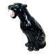 Black panther in ceramic floor 76 cm