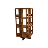 Vintage Scandinavian rotating bookcase