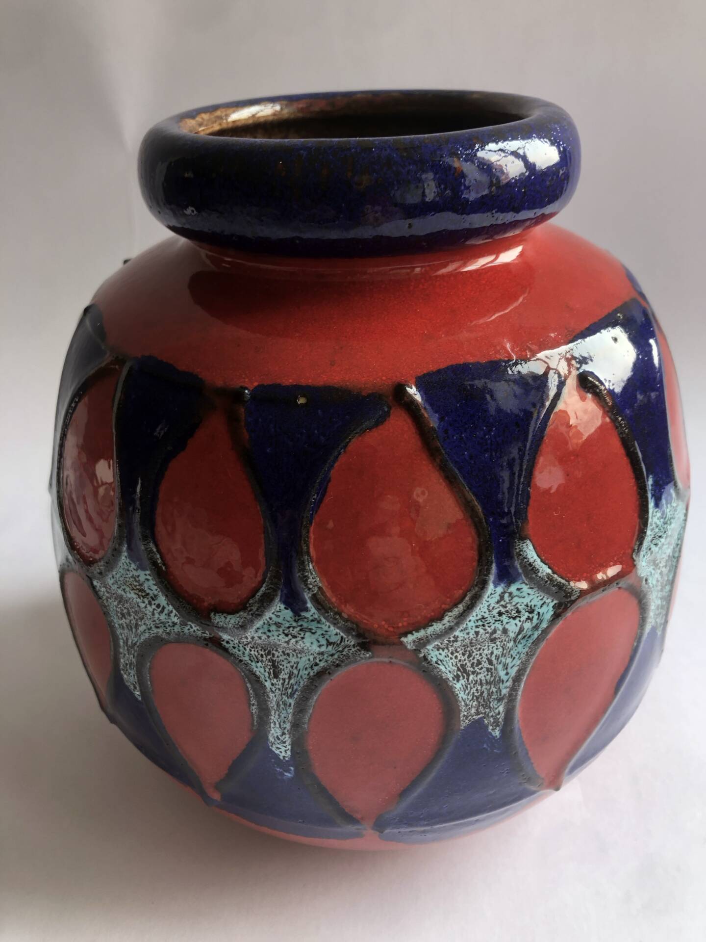Vase en céramique allemand 1970
