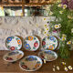 Ironstone dessert plates