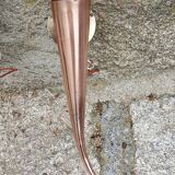 Pair of vintage 50s copper and metal wall lights