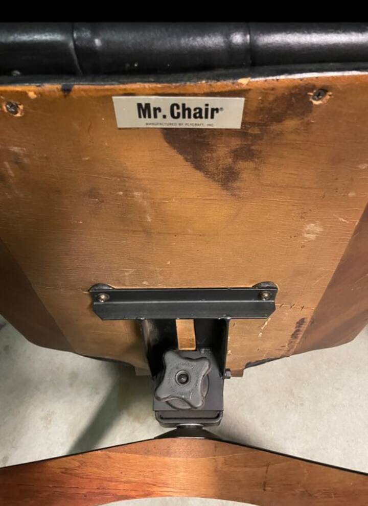 Iconic "Mr. Chair" Armchair & Ottoman – George Mulhauser for Plycra