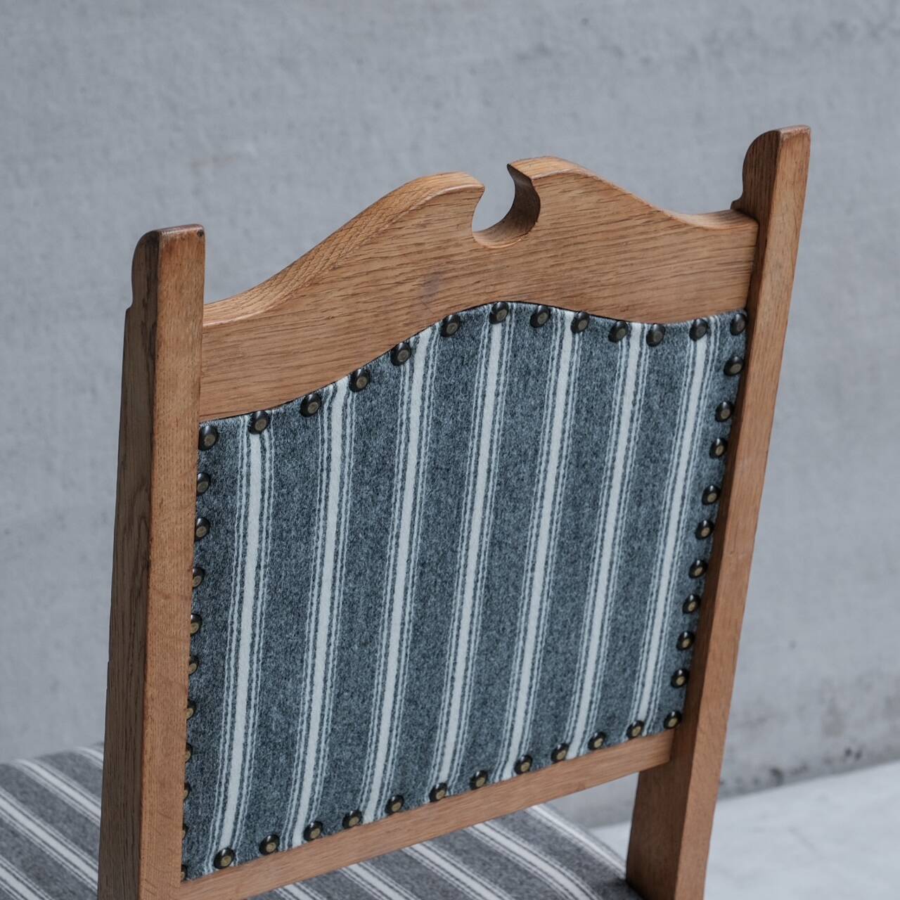 Set of Six Mid-Century Danish Oak Dining Chairs