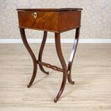 Antique Biedermeier Sewing Table, 1890s