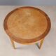 Antique Art Deco coffee table in exotic wood from the 19th century.