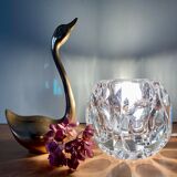 Lampe à poser vintage en verre