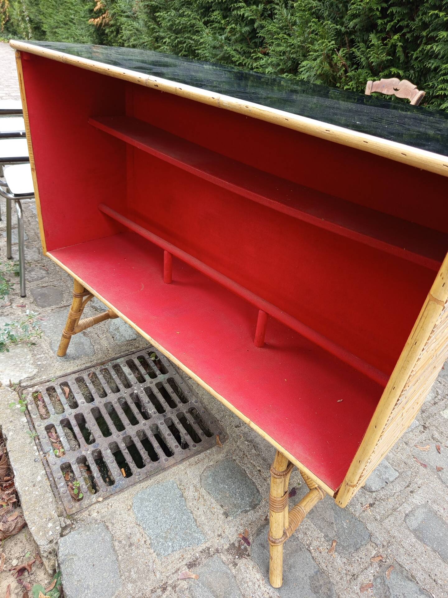 1960s rattan bar