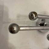 Steel Italian Sconces Sculptural Form Glass Lens 1970 Stilkronen