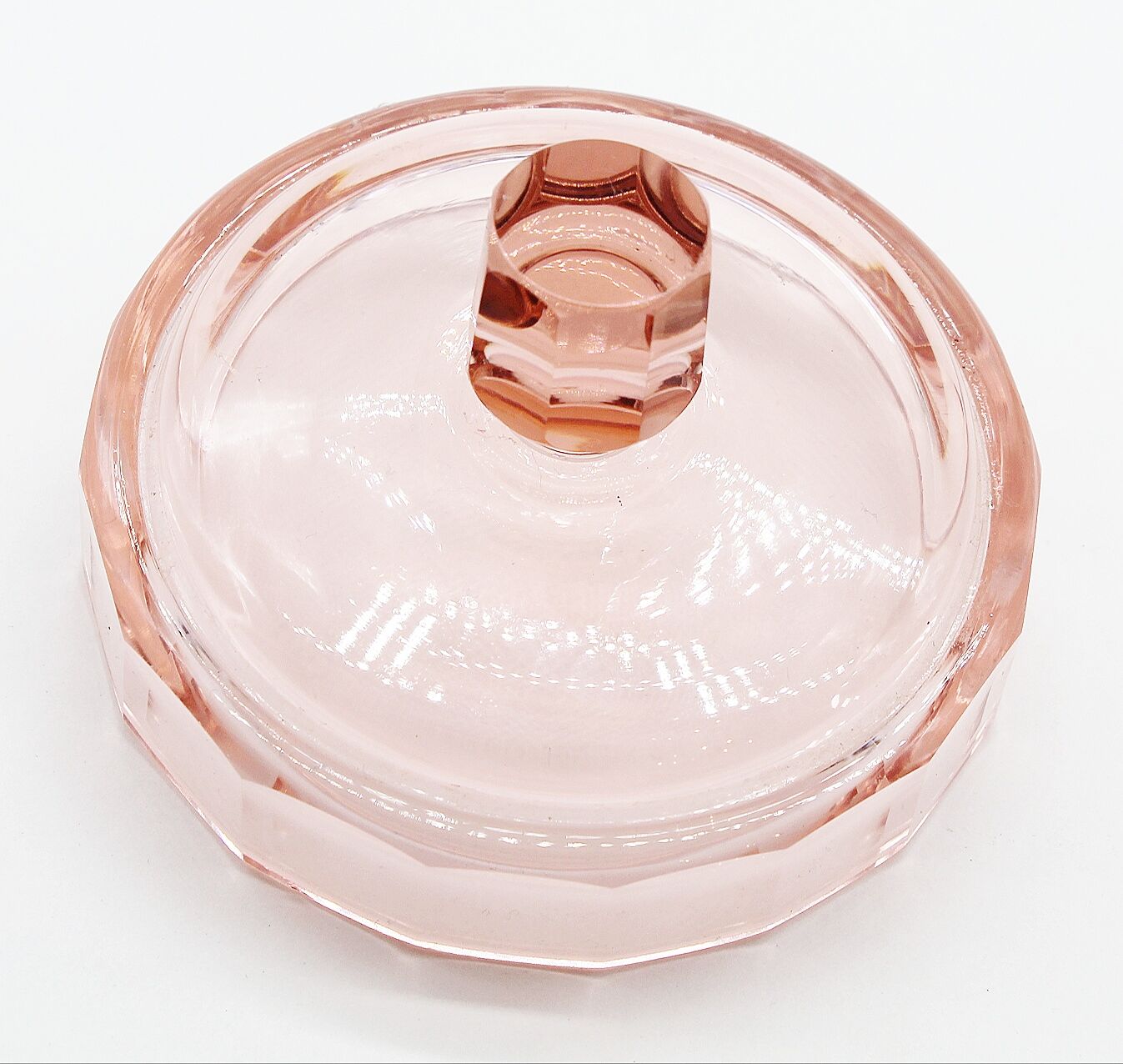 Pink glass candy