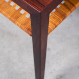 Side table in rosewood by Severin Hansen for Haslev, 1950s