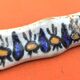 1920-1940 4 Knife holders Glazed ceramic from Nabeul, Tunisia
