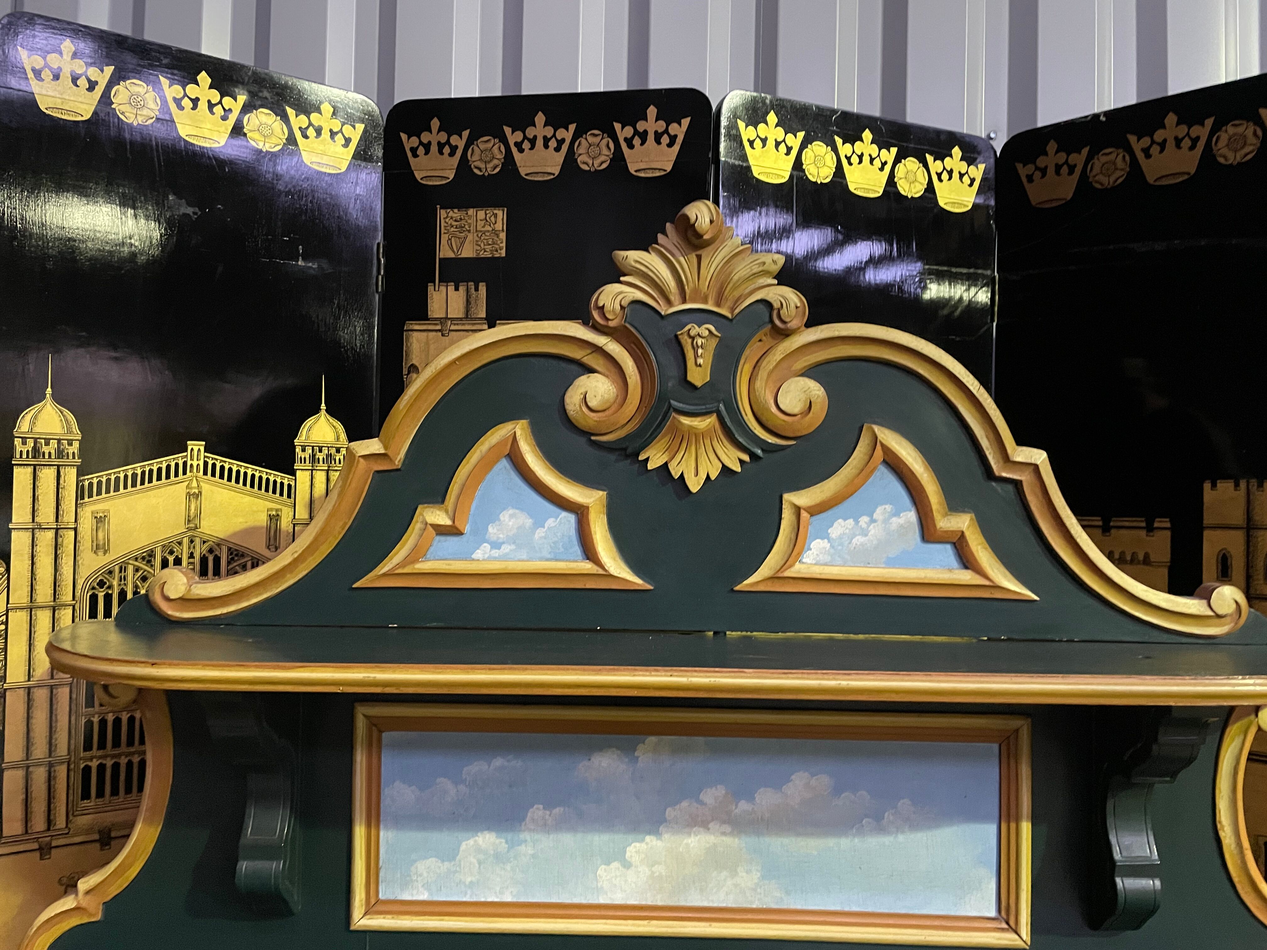 Buffet Saint-Hubert painted