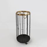 Stylish robust mid-century umbrella stand, France ca. 1950