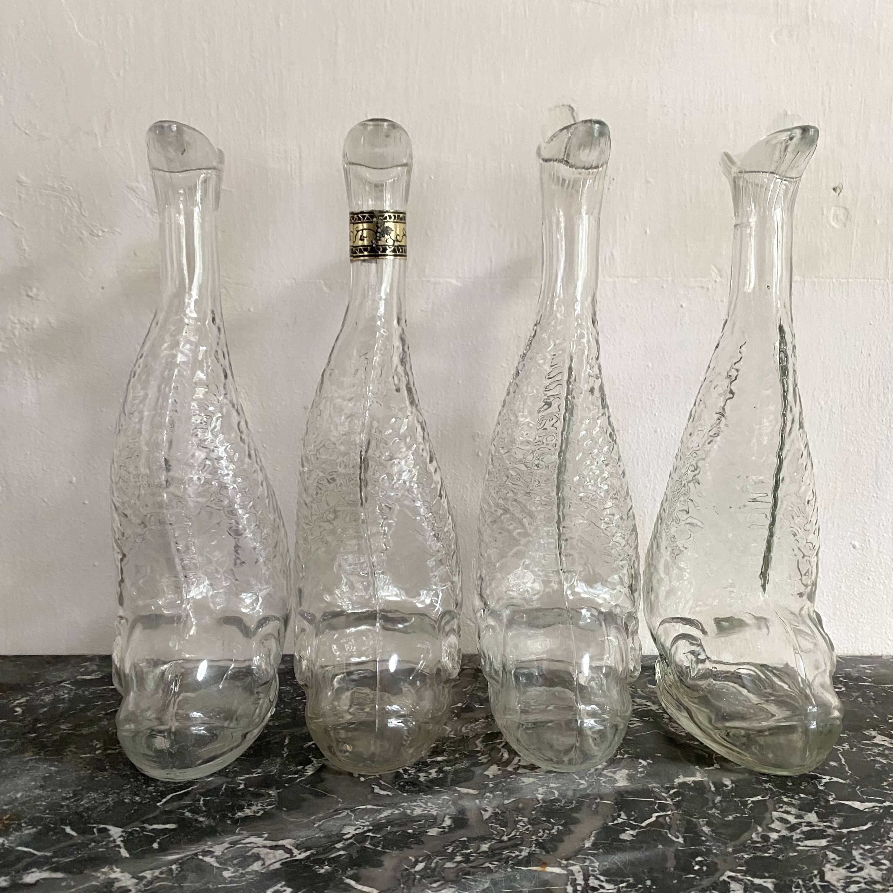 Glass fish carafe, 4 available