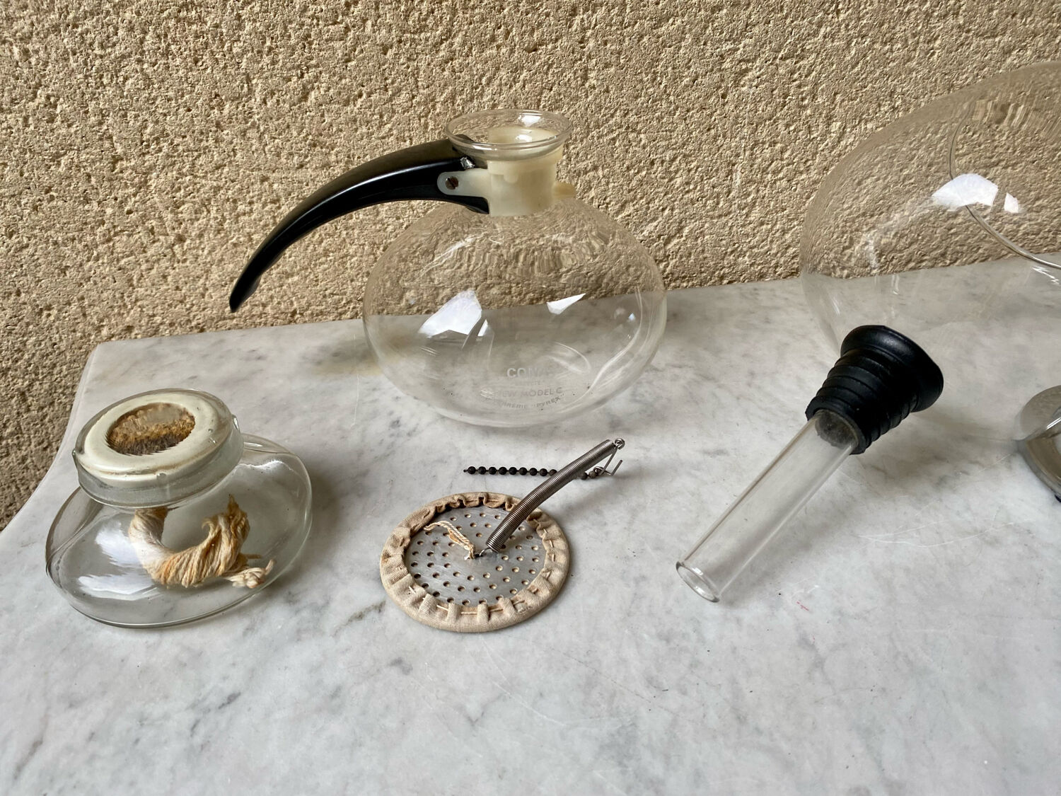 Vacuum coffee maker Cona Kirby Beard New model C 4-6 cups vintage 60s perfect condition