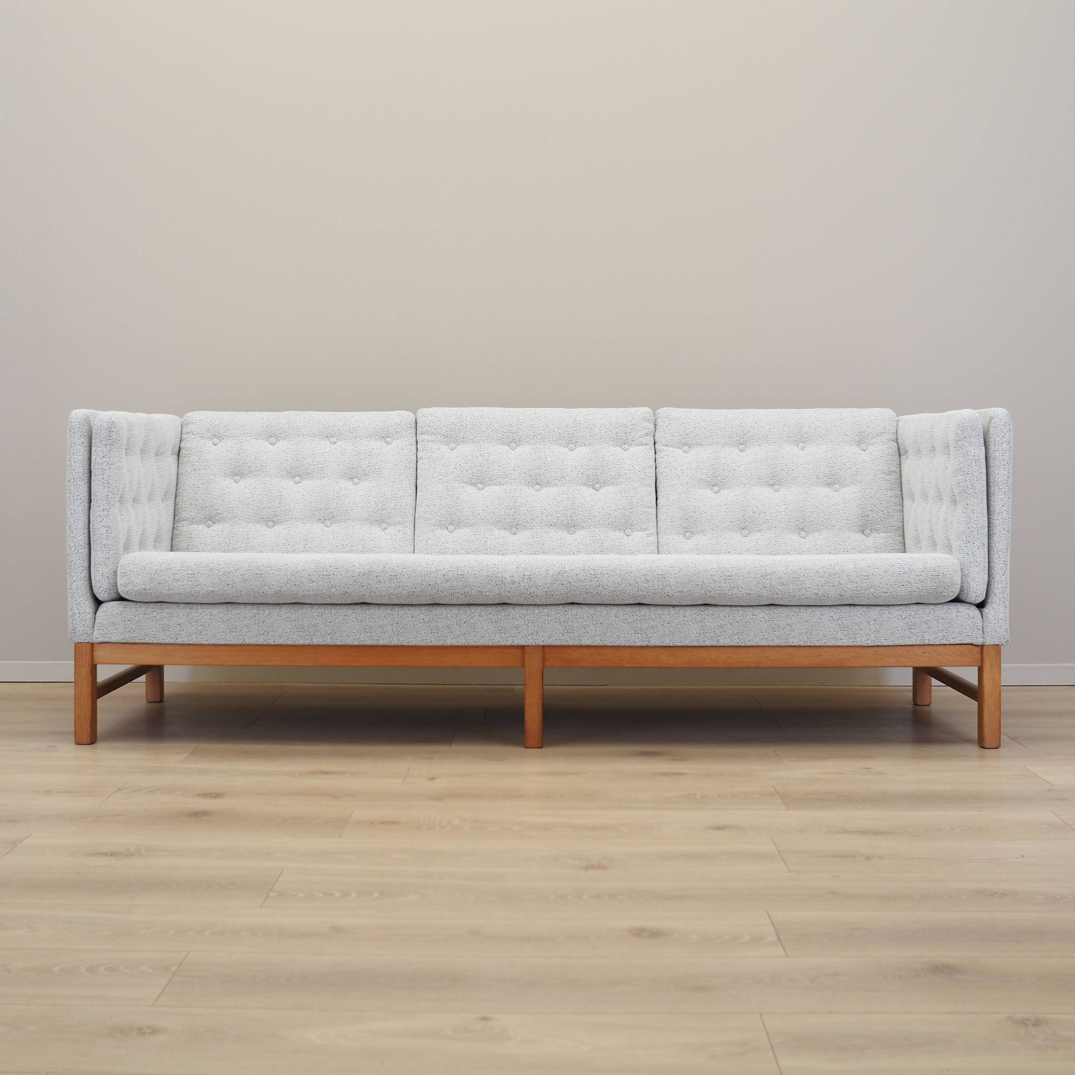 Oak sofa, Danish design, 1970s, manufactured by Erik Jørgensen Møbelfabrik
